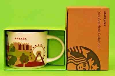 STARBUCKS COFFEE MUG TURKEY TURKISH MUG NEW YAH YOU ARE HERE ANKARA - Sold on eBay Jan, 21st 2019 for $34.00