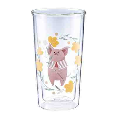 Starbucks Taiwan 2019 Chinese lunar year of pig double wall glass cup 400ml - Sold on eBay Feb, 1st 2019 for $29.00