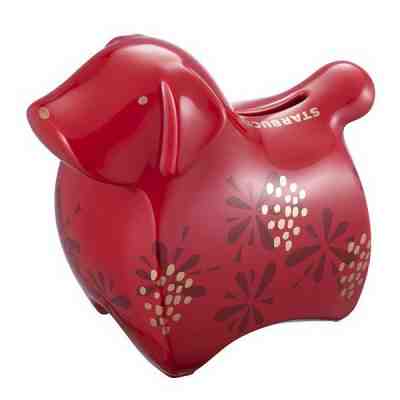 Starbucks Taiwan 2019 Chinese new year of dog piggy bank money box - Sold on eBay Feb, 1st 2019 for $37.50