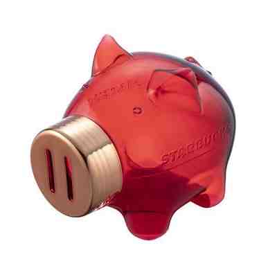 Starbucks Taiwan 2019 Chinese lunar year of pig plastic piggy bank moneybox - Sold on eBay Feb, 1st 2019 for $19.00