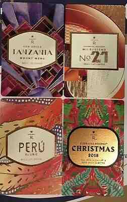 Lot of Starbucks Taster cards : Tanzania , Peru , 21  - NEW - Sold on eBay Dec, 28th 2018 for $3.20