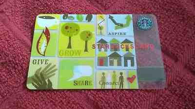 STARBUCKS VERY Limited & RARE! 2006 Aspire Gift Card Excellent Condition  - Sold on eBay Feb, 14th 2019 for $31.66