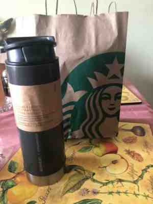 Stanley Starbucks -16oz Dark Gray Stainless Steel Thermal Tumbler -Brand New - Sold on eBay Feb, 10th 2019 for $18.00