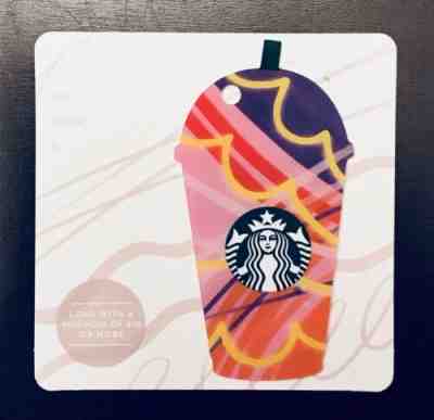 2018 Starbucks Card Summer Frappuccino Coffee Cup New! #6153 - Sold on eBay Feb, 9th 2019 for $3.99
