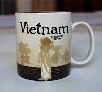 Starbucks Mug Vietnam City Cup Collector Series Mug 16 oz - Sold on eBay Jan, 29th 2019 for $20.50