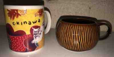 Starbucks Okinawa 2004 mug rare limited from Japan And Coconut Mug Lot Of 2 - Sold on eBay Dec, 31st 2018 for $30.00