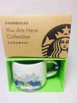 Starbucks Alaska You are Here YAH 2 Oz Mini Collector Mug Ornament FROM Alaska - Sold on eBay Jan, 29th 2019 for $18.95