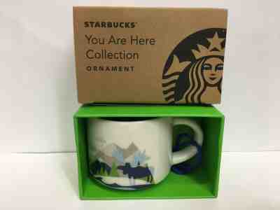 Starbucks Alaska You are Here YAH 2 Oz Mini Collector Mug Ornament NIB - Sold on eBay Jan, 26th 2019 for $12.50