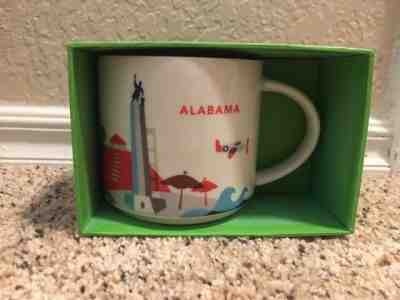 NEW Starbucks Alabama You Are Here Limited Edition Coffee Mug 14oz  - Sold on eBay Feb, 2nd 2019 for $13.00