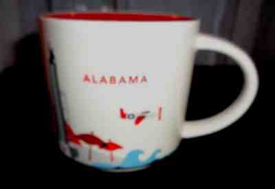 Starbucks ALABAMA You Are Here collection cup mug 2014 - Sold on eBay Feb, 1st 2019 for $14.99