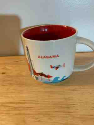 2014 Starbucks ALABAMA You Are Here  Series Coffee Mug NASA Football MINT - Sold on eBay Jan, 27th 2019 for $10.00