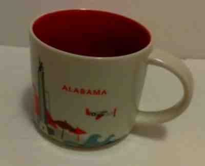 2014 Starbucks Alabama Collector Series You Are Here Mug 14 Oz - Sold on eBay Jan, 22nd 2019 for $24.99