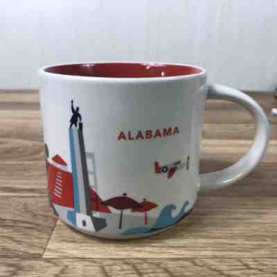 Starbucks 14oz coffee mug cup You are here collection Alabama  - Sold on eBay Jan, 20th 2019 for $15.49