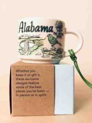 2018 Starbucks New ALABAMA Mini Mug 2oz Cup BEEN THERE SERIES Holiday Ornament - Sold on eBay Jan, 1st 2019 for $25.00