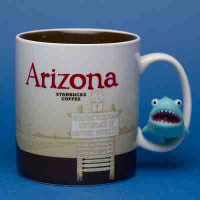 2009 Collector's Coffee Cup Starbucks Icon Mug Arizona Route 66 Sign - Sold on eBay Feb, 9th 2019 for $19.50
