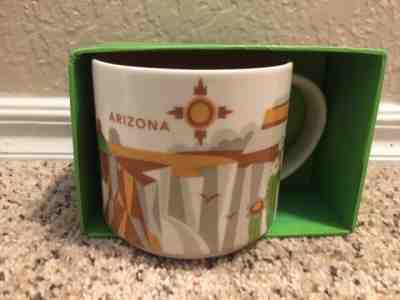 NEW Starbucks Arizona You Are Here Limited Edition Coffee Mug 14oz - Sold on eBay Feb, 2nd 2019 for $17.40