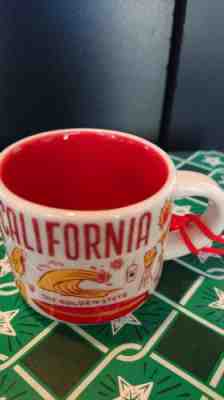 Starbucks 2018 BEEN THERE SERIES California Mini Mug 2 Oz Espresso Cup - Sold on eBay Feb, 11th 2019 for $14.77
