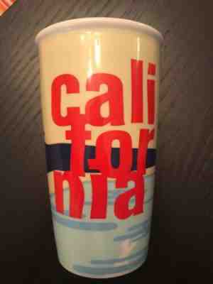 Brand New 2017 Starbucks California Ceramic Traveler Tumbler 12 oz ORIGINAL - Sold on eBay Jan, 28th 2019 for $15.55