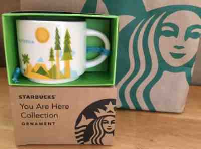 Starbucks YOU ARE HERE Collection YAH California Mini Mug 2 Oz Ornament Cup NEW - Sold on eBay Jan, 28th 2019 for $17.99