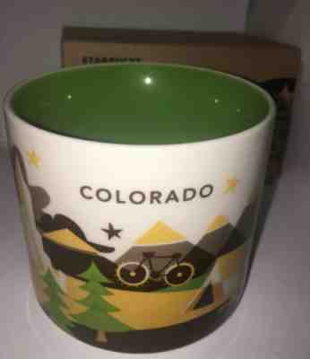 NWT -  Starbucks Wish You Were Here Collection Coffee Mug - Colorado - Sold on eBay Feb, 11th 2019 for $15.99