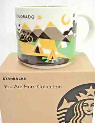 Starbucks Coffee Mug Colorado You Are Here 2017 14 oz AF Academy Camping Biking - Sold on eBay Feb, 8th 2019 for $29.99