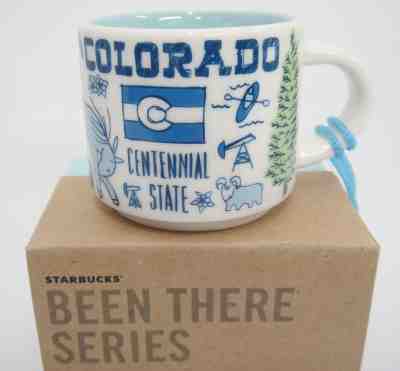 Starbucks MINI Colorado Been There Mug Ornament 2018 2 oz Blue NIB - Sold on eBay Feb, 7th 2019 for $17.99