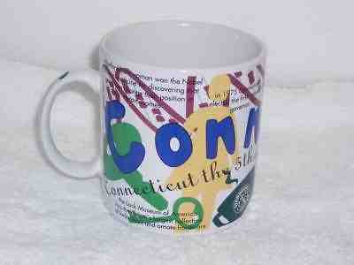 Starbucks ~ CONNECTICUT ~ States of Bean Collection Coffee Mug 20oz. - Sold on eBay Jan, 17th 2019 for $14.95