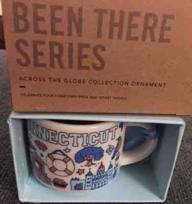 NIB Starbucks Been There  Series Connecticut Mini Mug Ornament - Sold on eBay Dec, 31st 2018 for $12.00