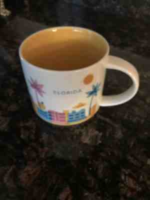 Starbucks Florida 14 oz You Are Here Coffee Mug NEW condition - Sold on eBay Feb, 10th 2019 for $6.00