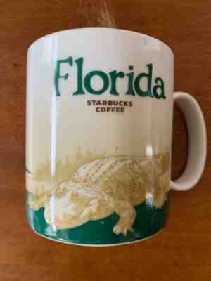 Starbucks mug Florida 2012 Global Icon Series 2012 Alligator - Sold on eBay Feb, 10th 2019 for $5.50