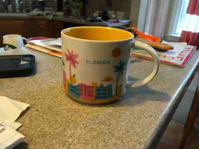 Starbucks YOU ARE HERE coffee mug Florida Great condition Free shipping - Sold on eBay Feb, 10th 2019 for $15.00