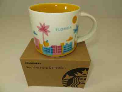 Starbucks You Are Here Florida Coffee Mug Tea Cup 2013 14 oz NIB - Sold on eBay Feb, 8th 2019 for $31.95