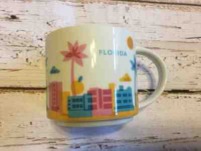 Starbucks FLORIDA YAH YOU ARE HERE Collection Mug 2012 NASA PINK FLAMINGO Cup - Sold on eBay Jan, 21st 2019 for $5.99