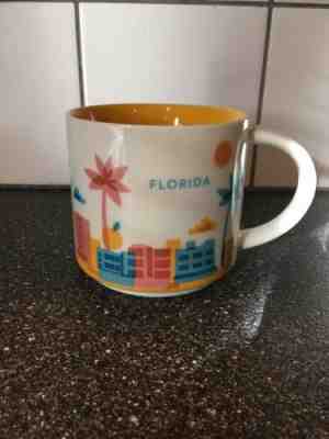 Starbucks Florida 14 oz You Are Here Coffee Mug. - Sold on eBay Jan, 21st 2019 for $9.01