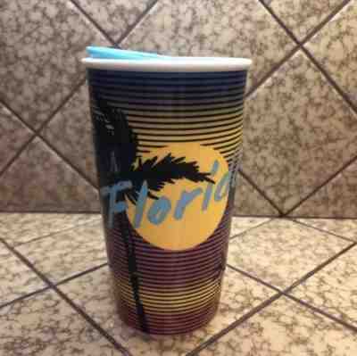 Starbucks Ceramic Double Wall State Collectors Florida Travel Tumbler w/Lid NEW! - Sold on eBay Jan, 20th 2019 for $17.98