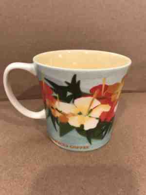 Starbucks Hawaii Hibiscus Flower Bone China Coffee Mug Tea Cup 2010 - Sold on eBay Jan, 28th 2019 for $17.90