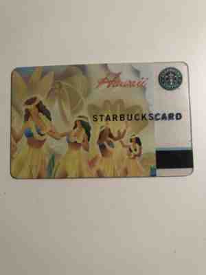 RARE 2004 Starbucks Gift Card. HAWAII HULA. - Sold on eBay Jan, 27th 2019 for $9.00