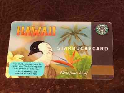 Rare NEW Starbucks Card 2008 Hawaii Nene - Hawaiian Goose - Limited Edition MINT - Sold on eBay Jan, 27th 2019 for $8.49