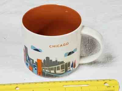 Starbucks Chicago Illinois "You Are Here" Coffee Mug 14 oz  2015  YAH  - Sold on eBay Jan, 30th 2019 for $11.00