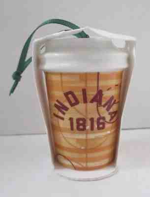 2017 Starbucks Coffee INDIANA Basketball Christmas Ornament - Sold on eBay Jan, 3rd 2019 for $15.99