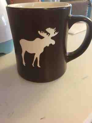 Starbucks 2009 Coffee Mug Cup Moose Embossed Original - Sold on eBay Feb, 15th 2019 for $21.30