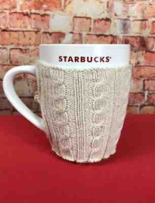 STARBUCKS ~ LARGE WHITE COFFEE MUG RED LETTERING - 15.5 oz -  2009 EUC - Sold on eBay Feb, 6th 2019 for $8.00