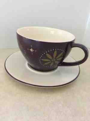 Starbuck Cup And Saucer Christmas 2006 Purple - Sold on eBay Feb, 15th 2019 for $12.00