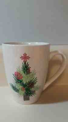 Starbucks 2011 Christmas Holiday Tree Pine Cone Star 16 oz Coffee Mug Cup - Sold on eBay Feb, 15th 2019 for $8.21
