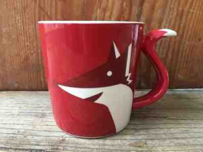 2012 Starbucks Red Fox Tail Coffee Mug New Bone China 8 Oz Cup - Sold on eBay Feb, 15th 2019 for $9.99