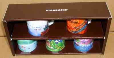 STARBUCKS COFFEE TAIWAN ATTRACTIONS DEMI SET CONTAINS 5 MINI MUG IN ORIGINAL BOX - Sold on eBay Feb, 15th 2019 for $35.00