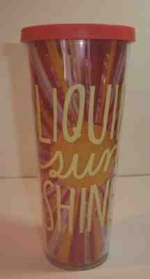Starbucks Liquid Sunshine Venti Acrylic Cold Cup 24oz Tumbler - Sold on eBay Feb, 15th 2019 for $15.99
