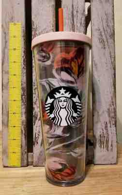 STARBUCKS  SPRING FLOWERS VENTI COLD CUP TUMBLER  24 Oz SPRING 2019 - Sold on eBay Feb, 15th 2019 for $19.99