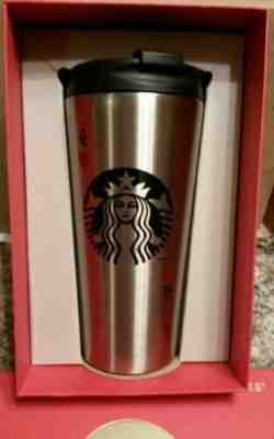 Starbucks Queen of Hearts Stainless Tumbler Travel Mug16oz NIB VALENTINES DAY!!  - Sold on eBay Feb, 15th 2019 for $39.00