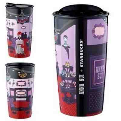 Starbucks Anna Sui Double Wall Mug Limited Edition 2015 12oz - Sold on eBay Feb, 15th 2019 for $22.00